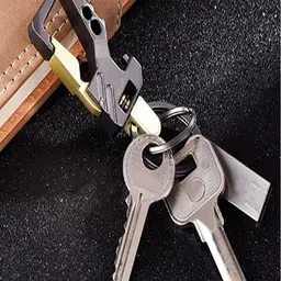 CONTACTS Set Of 2 Gold-Toned & Black Key chain With Bottle Opener-picture-16