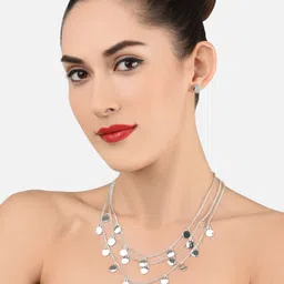 AMI Women Silver Plated Layered Chain-picture-12