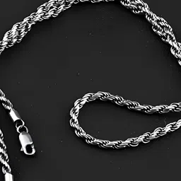 KARISHMA KREATIONS Silver-Plated Minimal Chain image 1