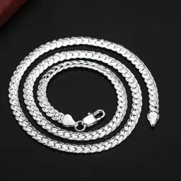 VIEN Unisex Silver-Plated Chain image 2