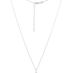 GIVA 925 Silver Drizzle Drop Pendant with Box Chain image 3