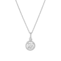 GIVA 925 Silver Drizzle Drop Pendant with Box Chain image 5
