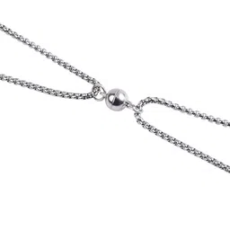 Vembley Silver-Toned Silver-Plated Chain image 4