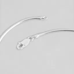 Zavya Men Rhodium-Plated  92.5 Sterling Silver Chain image 4