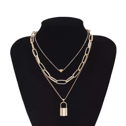 The Pari Gold-Plated Layered Necklace image 1