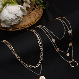 DressBerry Set of 2 Gold-Plated Layered Necklaces-picture-16