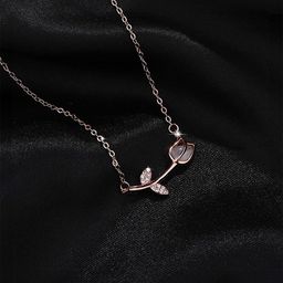 Yellow Chimes Artificial Stones Studded Necklace-picture-16