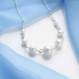 Jewels Galaxy Silver-Plated Necklace-picture-19