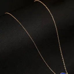 Celena Cole Gold-Toned & Blue Gold-Plated Necklace-picture-28