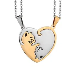 EL REGALO Unisex Set Of 2 Contemporary Pendant With Chain image 3