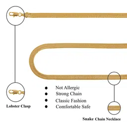 bodha Men Brass Gold-Plated Link Chain image 2