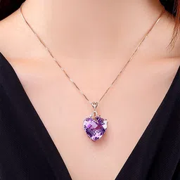 Yellow Chimes Heart Charm Pendant With Chain image 3