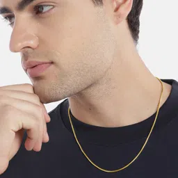 Zavya Men 925 Sterling Silver Gold-Plated Chain image 4