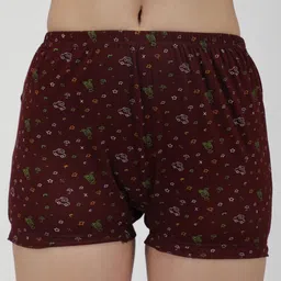 amul comfy Pack of 4 Women Boy Short Multicolor Panty image 4