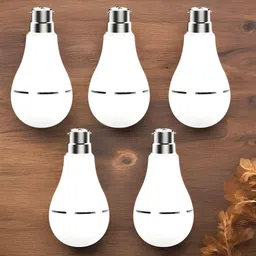 yaroh Inverter bulb 12W LED & 2000mAh battery 4hrs emergency light Pack of 5 bulbN151 4 hrs Bulb Emergency Light-picture-28