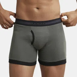jockey 1017 Super Combed Cotton Rib Solid Men Trunk image 1