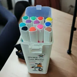 encore Twin Marker Let's Paint Dual Tip Sketch Art Marker-12 Vibrant Colors for Drawing-picture-23