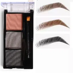 gonegal Waterproof Natural Look Eyebrow enhancer palette With 3 Shades 7.2 g-picture-21