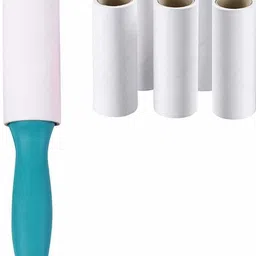 nyrwana Plastic Sticky Lint Roller Pet Hair Remover Cleaner 300 Sheets,Set of 6 Rolls 50 Sheets Each roll Lint Roller-picture-23