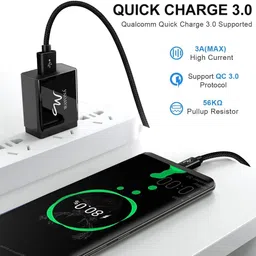 Wayona USB Type C Cable 2 A 2 m Nylon WC2CB1 image 3