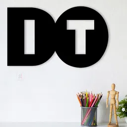 Art Street Black Do It MDF Cutout Wall Decor-picture-31