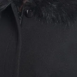 crimsoune club Wool Blend Self Design Coat For Women image 5