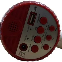 akshita 20 watts Handheld Megaphone with Recorder, USB and Memory Card Input. Outdoor, Indoor PA System image 3