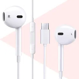 Type C Handsfree with Mic For Galaxy M14/A15 5G/S24 Ultra/A15/A25[24] Wired Headset-image-91