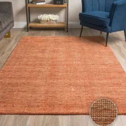 Paprika Wool & Viscose Abstract 10' x 8' Hand Woven Carpet By Kaleen India-picture-13