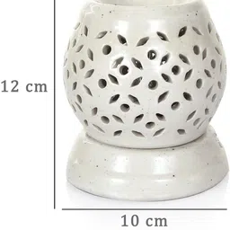SOLIDA Round Ceramic Aroma Electric Diffuser for Home Fragrance, Air Freshner Fragnance Diffuser image 3