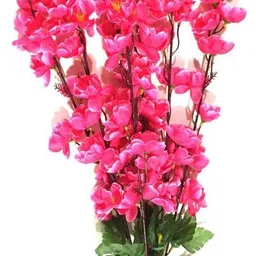 endecor Yellow, Pink Orchids Artificial Flower image 2