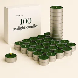 bkc enterprise TEA LIGHT CANDLE GREEN Candle-picture-23