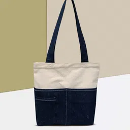 ecodott Women Blue, White Tote-picture-22