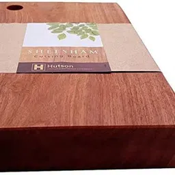 hutson Sheesham/Rosewood Reversible Single Solid Block (15 x 10 x 2 Inch) (Extra Thick) Wooden Cutting Board image 2
