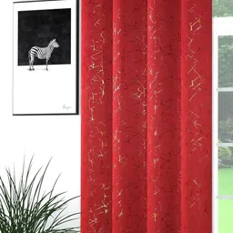 waco creation 274 cm (9 ft) Long Door Polyester Room Darkening Curtain (Pack Of 2) image 4