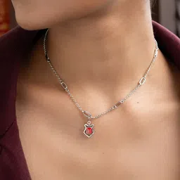 SHAYA Unisex 925 Silver Hogwarts Crest Necklace Charm-picture-48