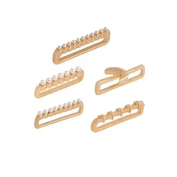 JOKER & WITCH Women Set Of 5 Embellished Beaded Watch Charms image 3