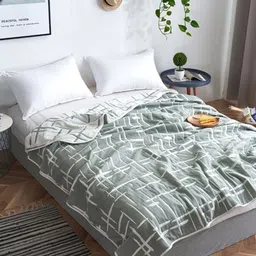 JC HOME Grey AC Room Single Bed Quilt-picture-21