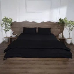 BELIHODE Black 150 GSM Double Bed Comforter image 2