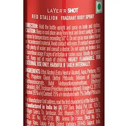 layer'r Shot Red Stallion Long Lasting Fragrance Body Spray - For Men image 3