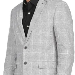 arrow Men Checkered Single Breasted Formal Blazer image 3