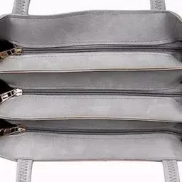 trendycraft Women Grey, White Shoulder Bag image 4