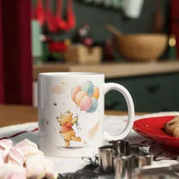 Pooh Bear Character Design Cooffee Cup for Kids, Tea, Coffee, Milk, Ceramic Coffee Mug-image-13