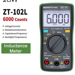 ZT-102L Multimeter True RMS 6000 Counts 60H LCR Meter Voltage Multimeter Digital Multimeter-image-2