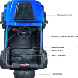 smallboytoys FORD 999 (1-9YRS) BATTERY CAR FOR KIDS Jeep Battery Operated Ride On image 4