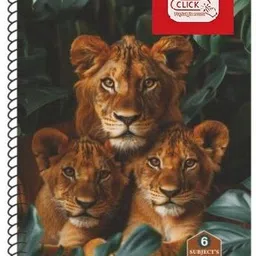 first click A4 SPIRAL NOTEBOOK 6-in-1 Multi Subject NOTE BOOK A4 Notebook Both Side Ruled 202 Pages image 5
