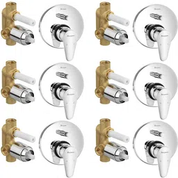 parryware Uno concealed Diverter Body with Concealed Upper Part set of 6 pic 360 Faucet Set-picture-14