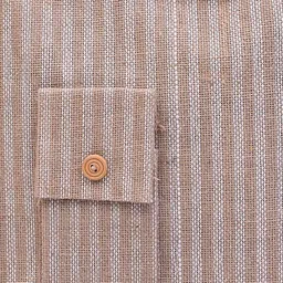 homestic Jute Lining Front Pocket Grocery Bag with Handle|Medium|Brown Grocery Bag image 4