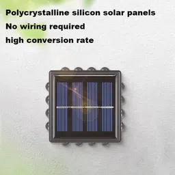 KERFORA Solar Wall Light UP and Down Wall Sconce Lamp Smart Sensor Light image 3