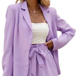 jangid fashion Women Solid Single Breasted Formal Blazer-picture-17